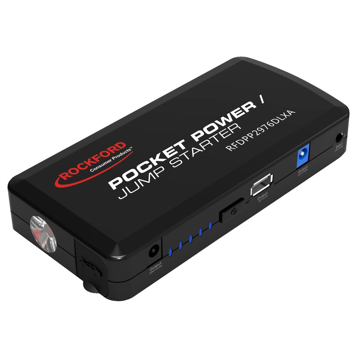 Rockford Pocket Power/Jump Starter , 12000mAh,Black color CED2976-2R