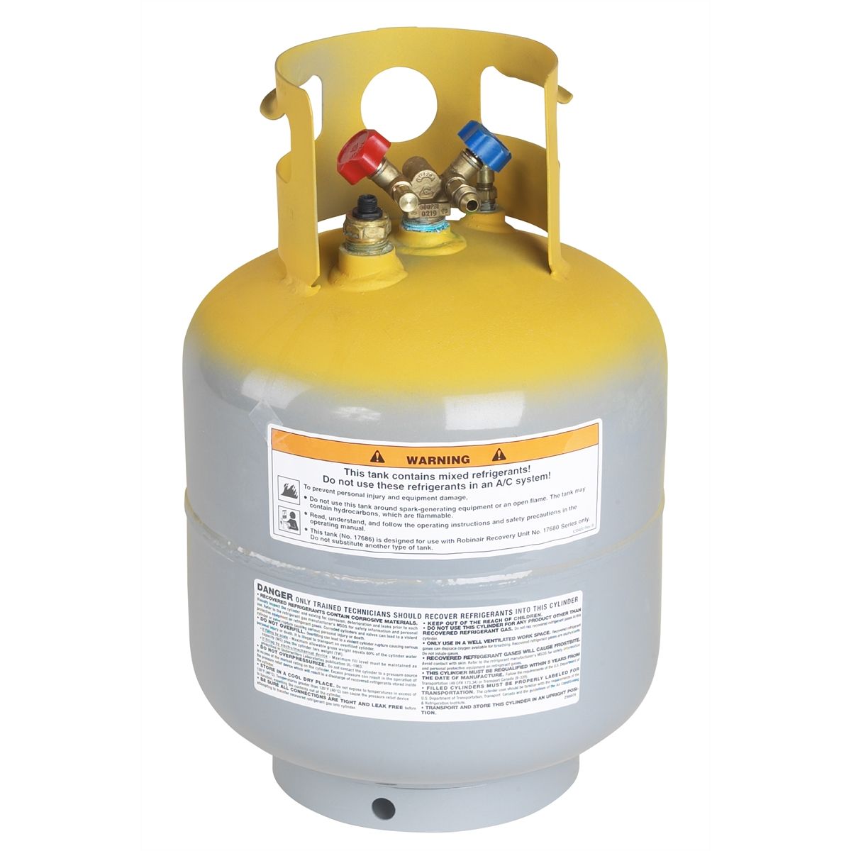 Refrigerant Tank w/ Float Switch - 50 Lb