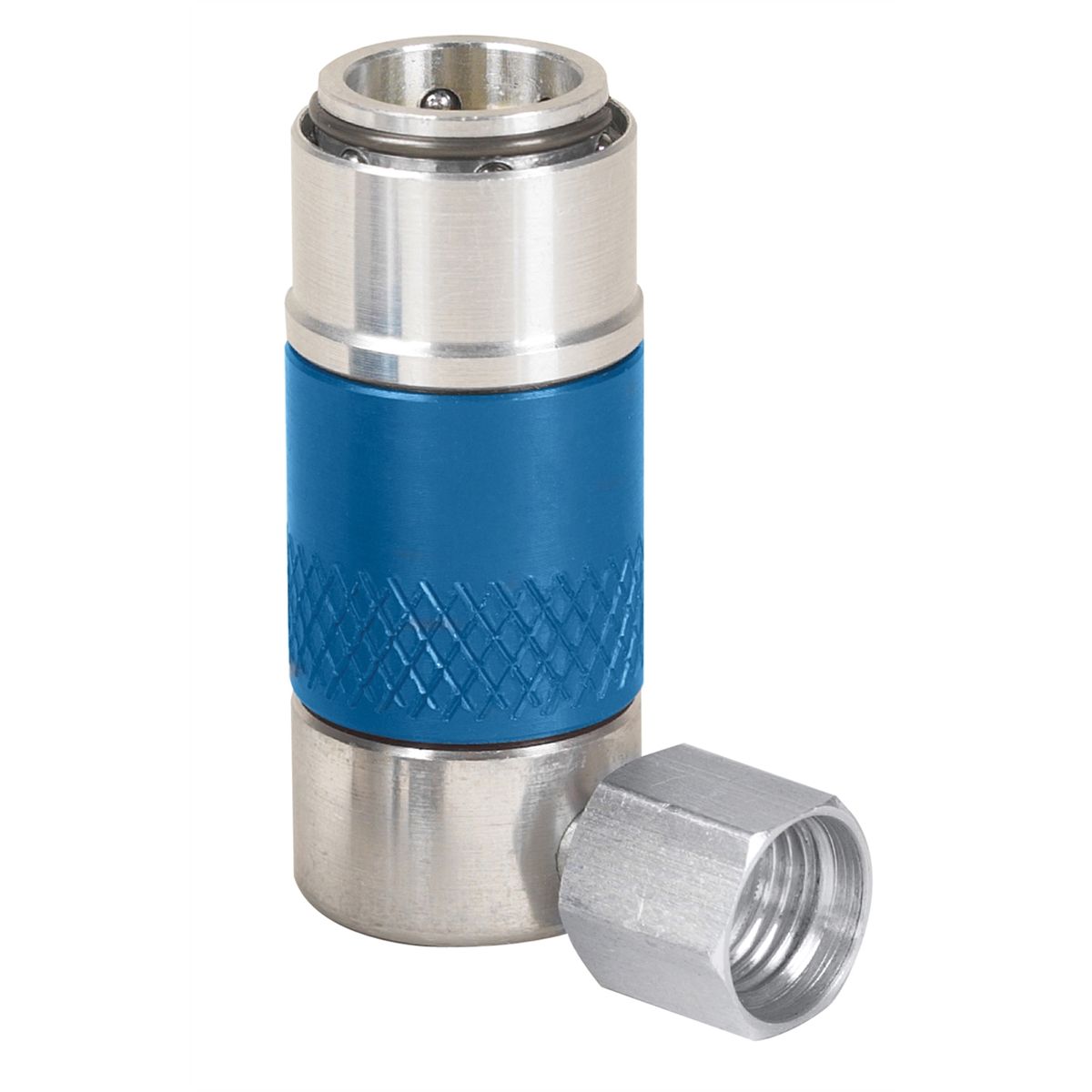 c. Blue Low Side 90 Degree Manual Coupler