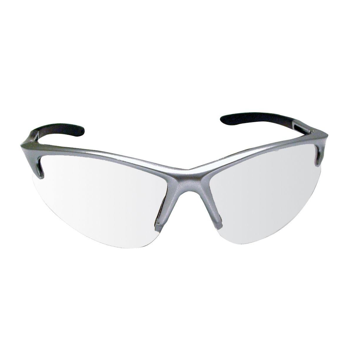 DB2 SAFETY GLS SILVER W/CLEAR LENS