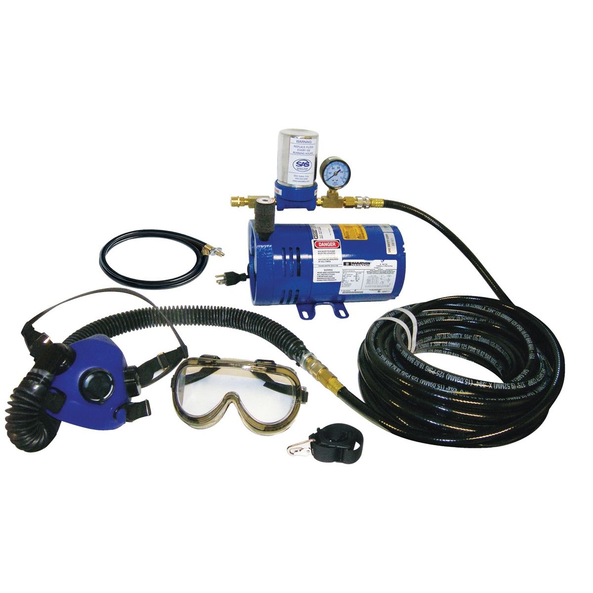 SAS 9800-32 One-Man Halfmask Supplied-Air System...
