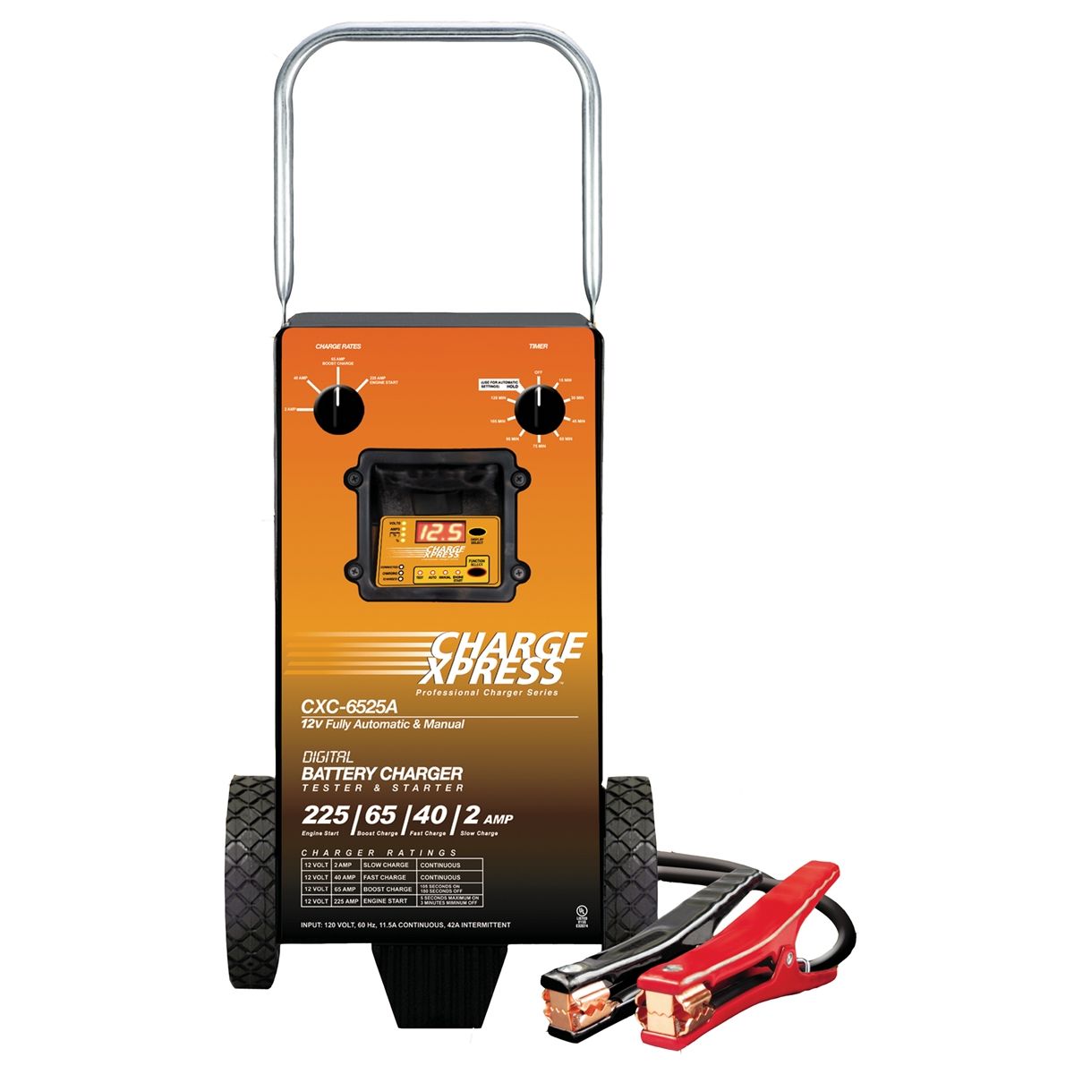 Wheel Charger, Automatic, 225/60/402 Amp