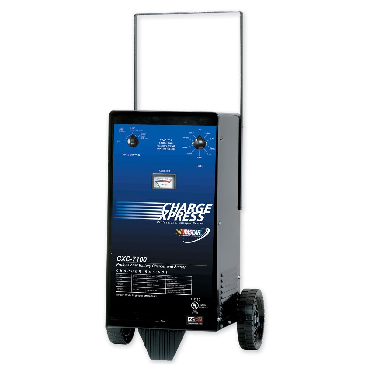 12 Volt Economy Wheeled Battery Charger