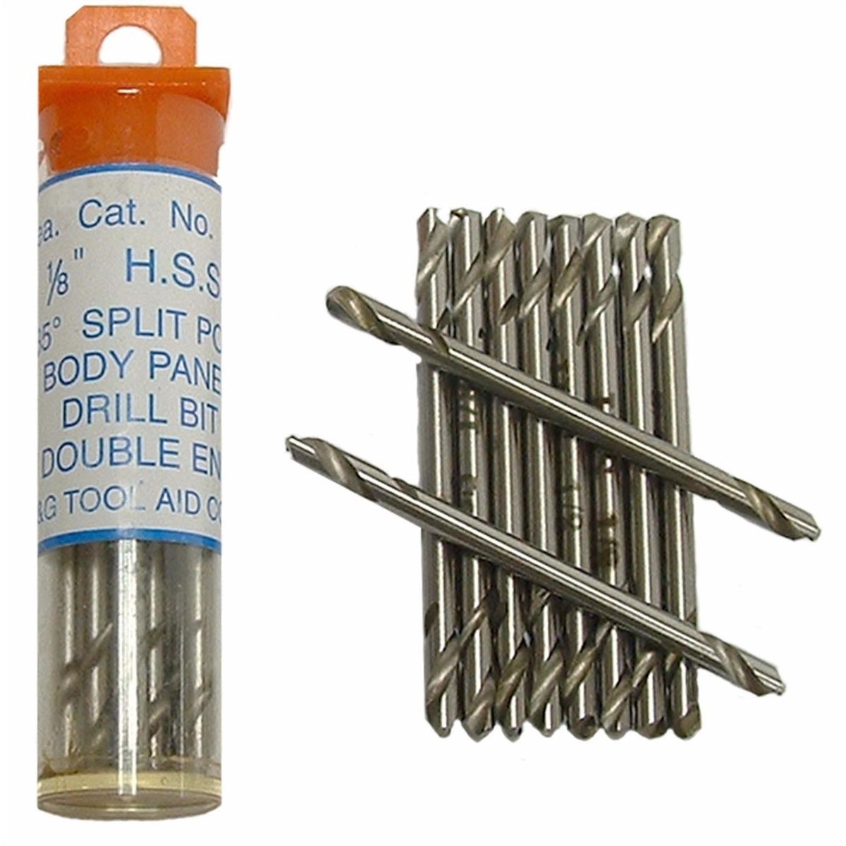 1 8 Drill Bit S & G Tool Aid 15210 Double Ended Stubby Body Panel Drill Bits - 1/8