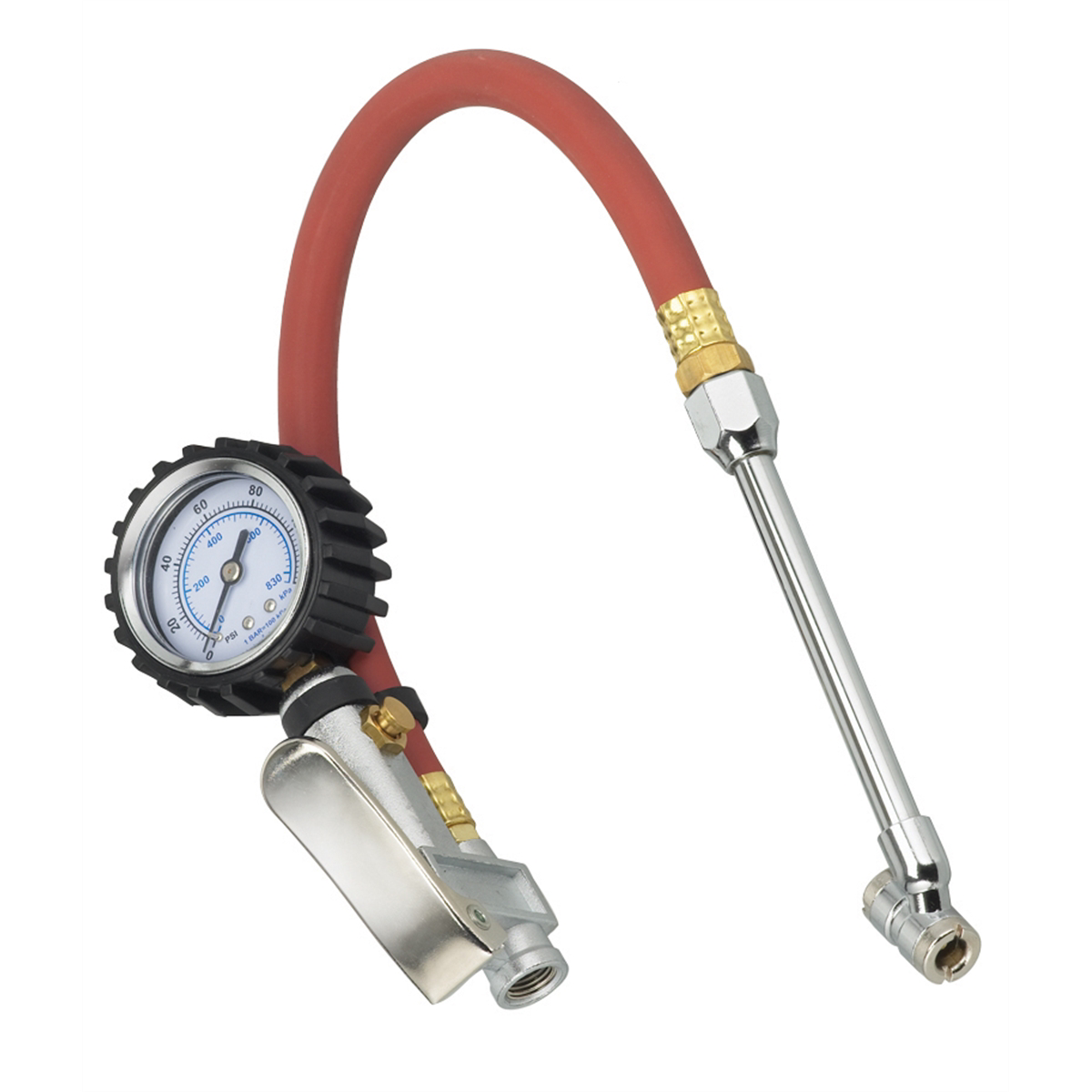 Tire Inflator with Dial Gage