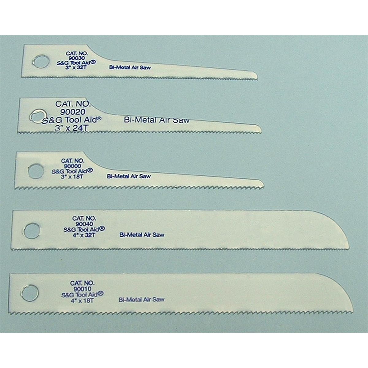 Reciprocating Air Saw Blades - 5 Pack Assorted