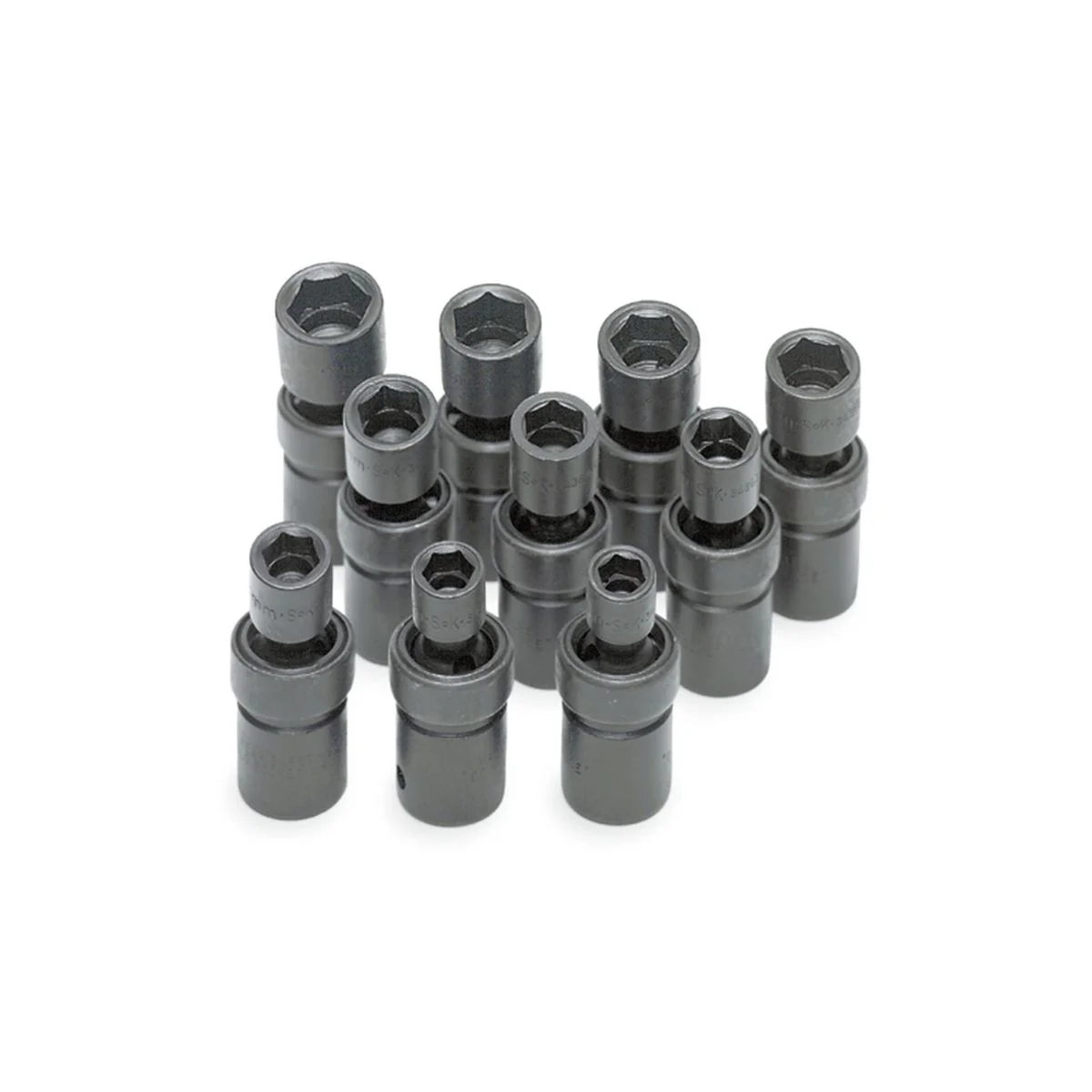 (image for) 1/2 In Drive 6 Point Swivel Universal Flex Metric Impact Socket