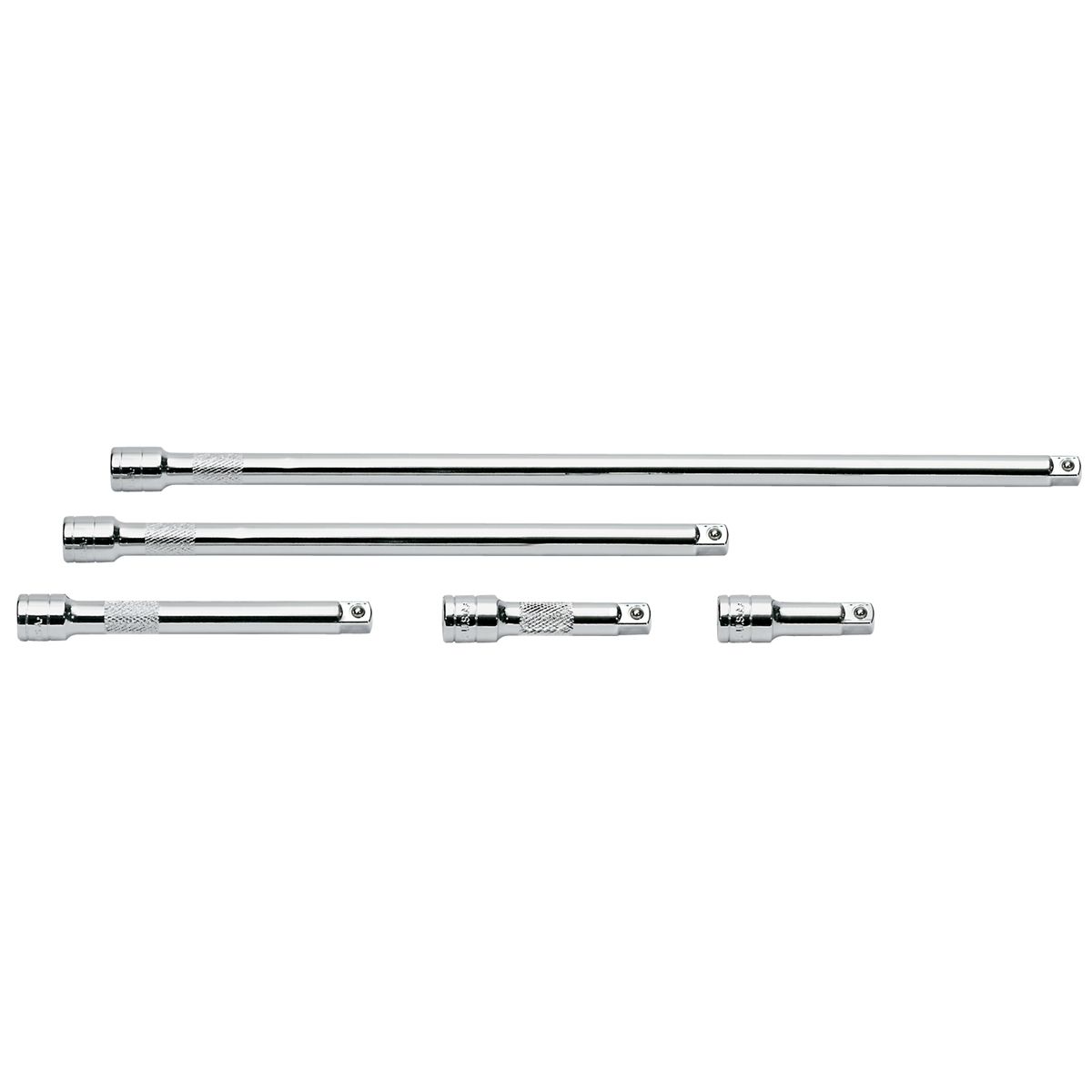 1/2 Inch Drive Chrome Extension Set 5 Pc