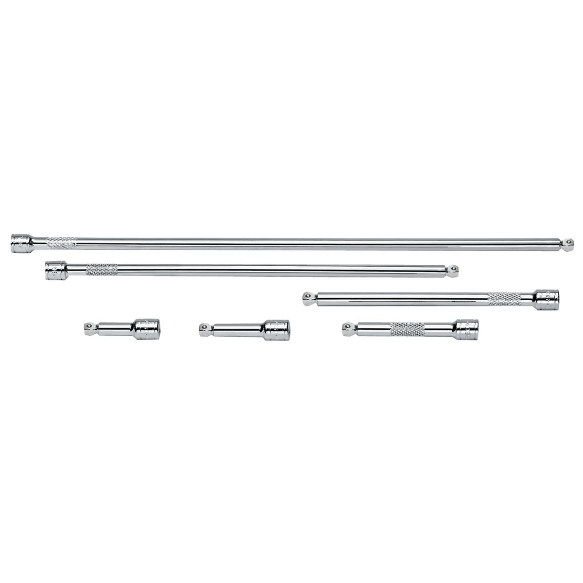 1/4 In Drive Chrome Wobble Extension Set - 6-Pc