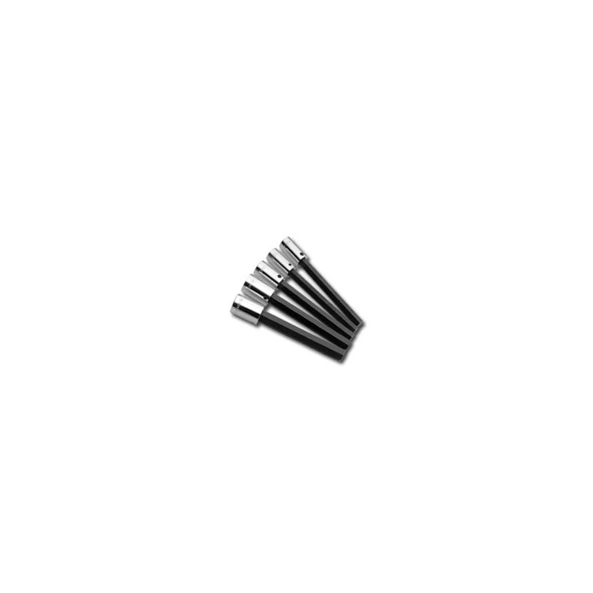 (image for) 1/2 In Dr Fractional Long Hex Bit Socket Set - 5-Pc