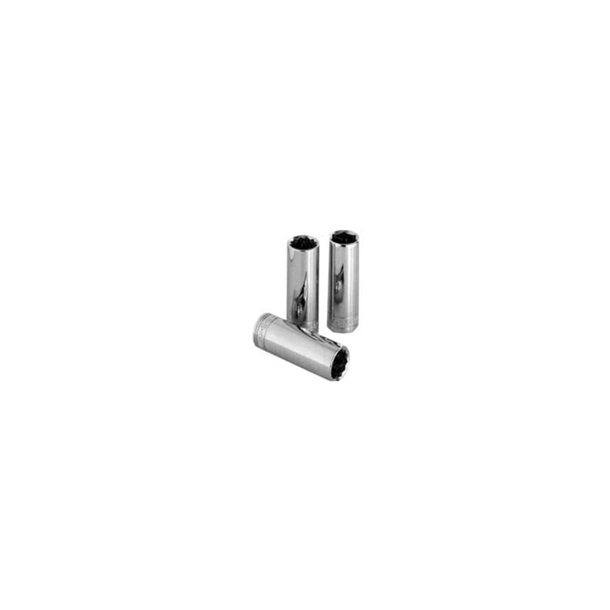 3/8 In Drive 12 Pt Deep Fractional Socket - 1 In