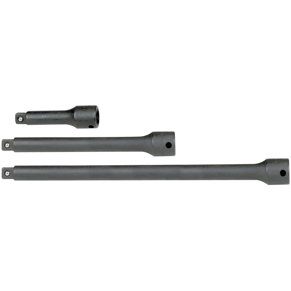 (image for) 3/8 Inch Drive Impact Extension Extension Set - 3-Pc