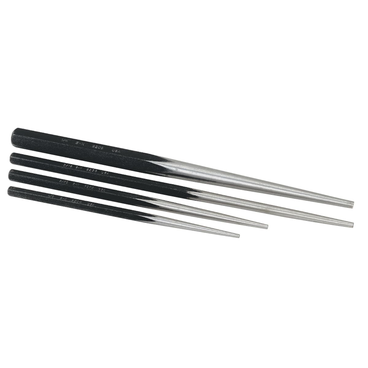 SK Hand Tool Alloy Steel Line Up Punch Set - 4 Piece