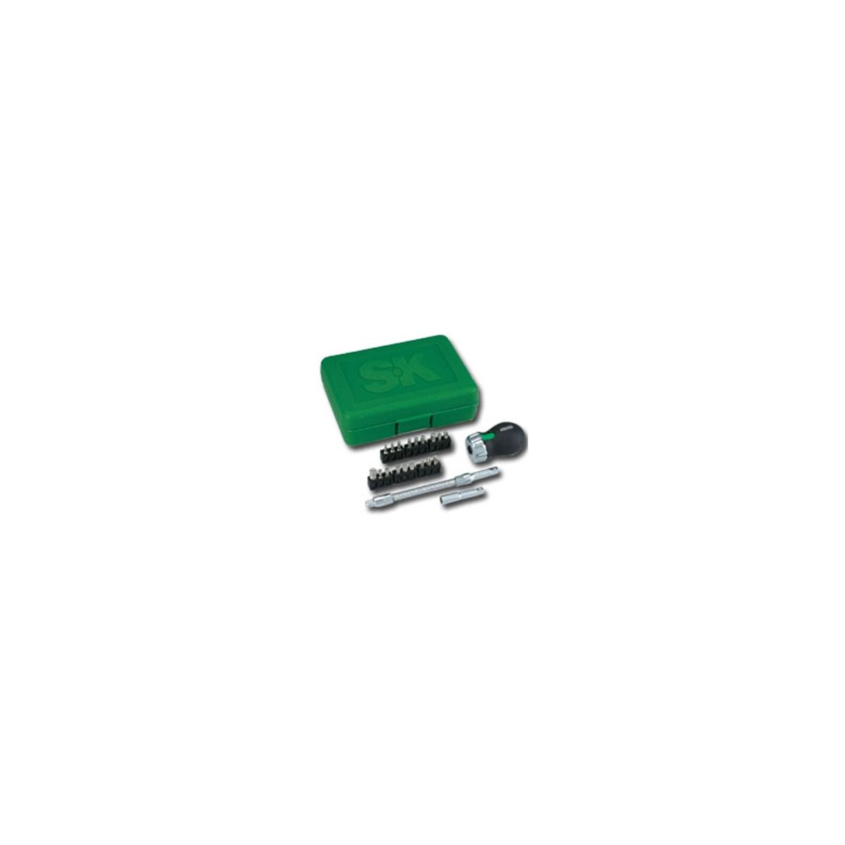 Stubby Ratcheting Screwdriver Set - 21-Pc
