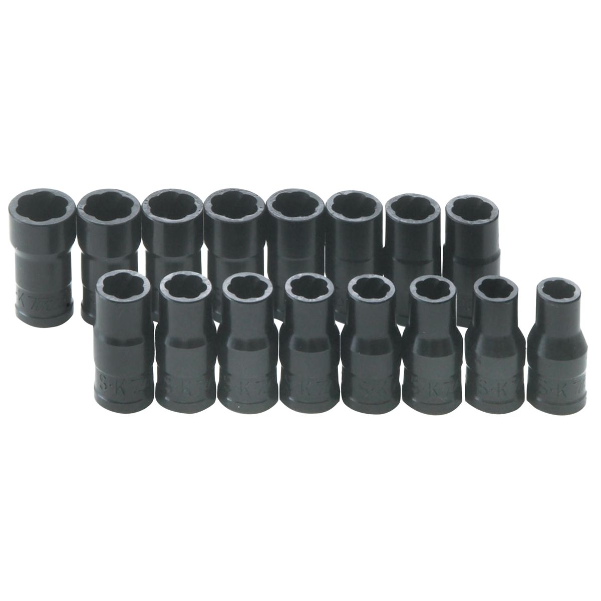 SK Hand Tool 16-Piece 1/4" Drive TurboSocket Set