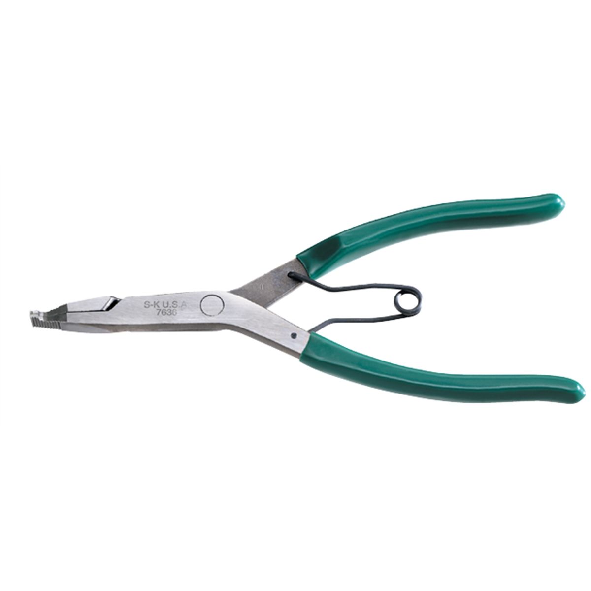 Angle Tip Lock Ring Pliers 9 In SK 7636 (SKT7636)
