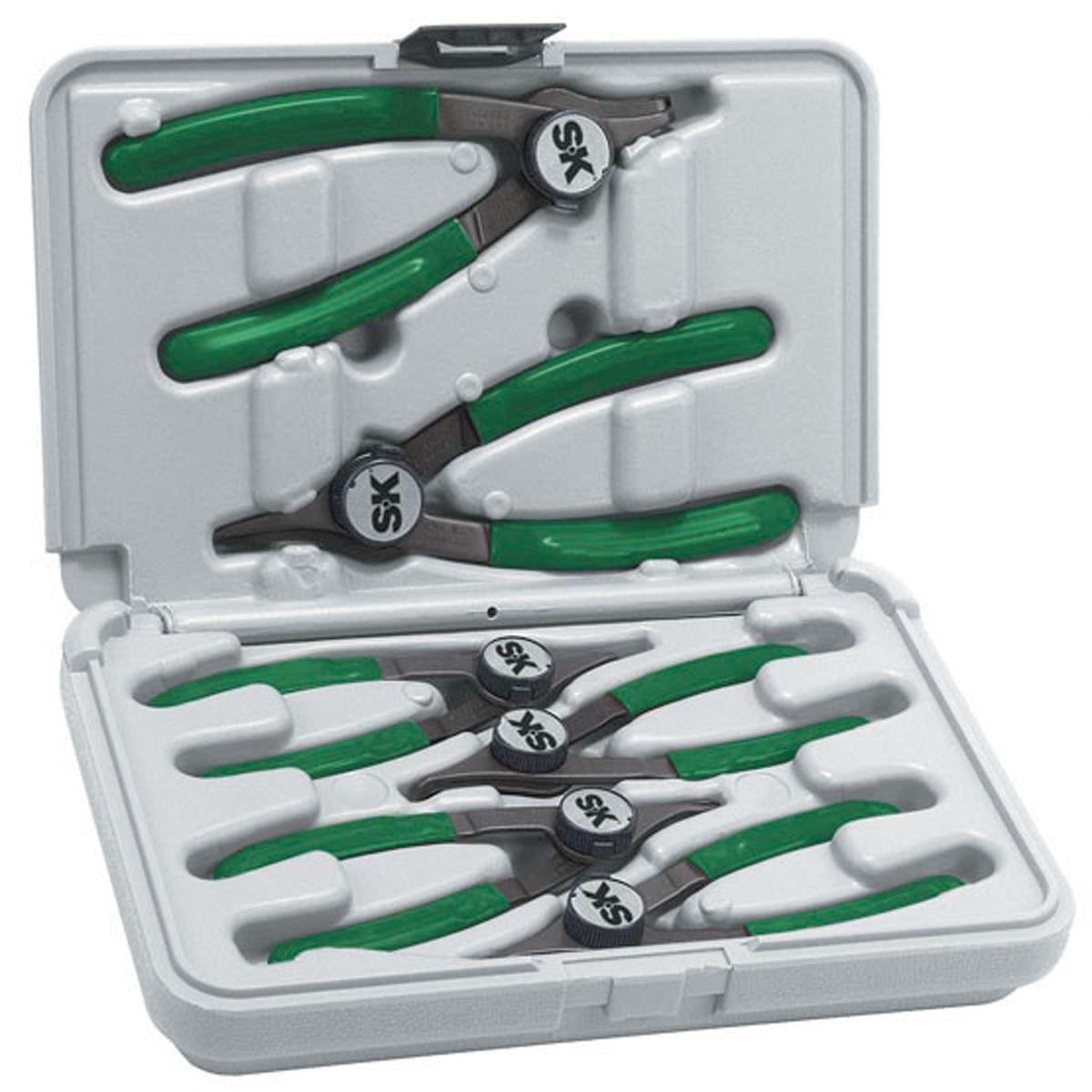 Cam-Lock Convertible Retaining Ring Plier Set - 6-Pc