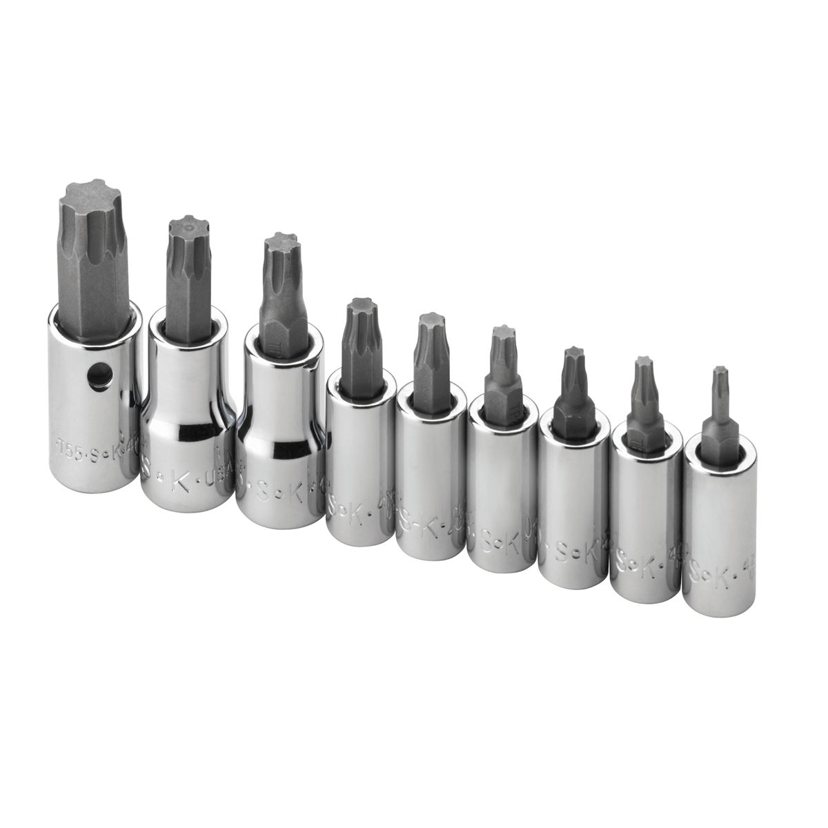 1/4 & 3/8 In Dr Torx(R) Plus Bit Socket Set - 9-Pc