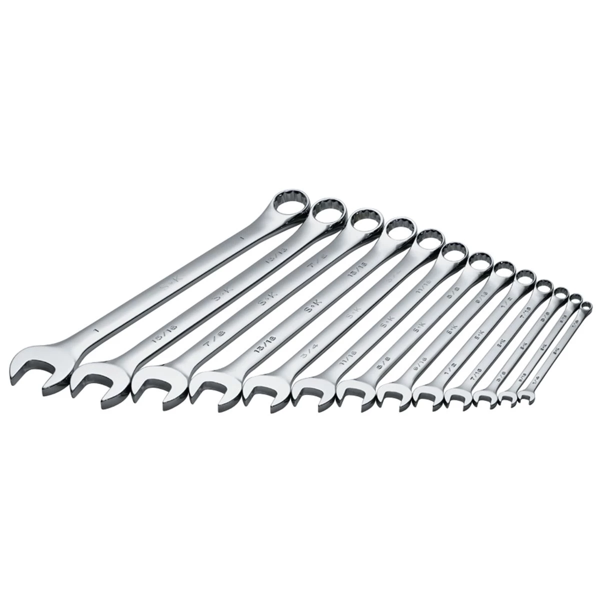(image for) SuperKrome(R) 12 Pt Fractional Long Pattern Combination Wrench S
