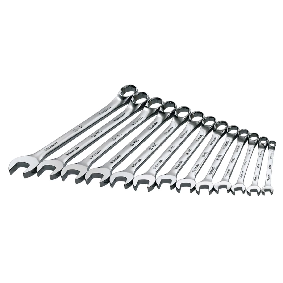 (image for) SuperKrome(R) 6 Pt Metric Combination Wrench Set - 13 Piece