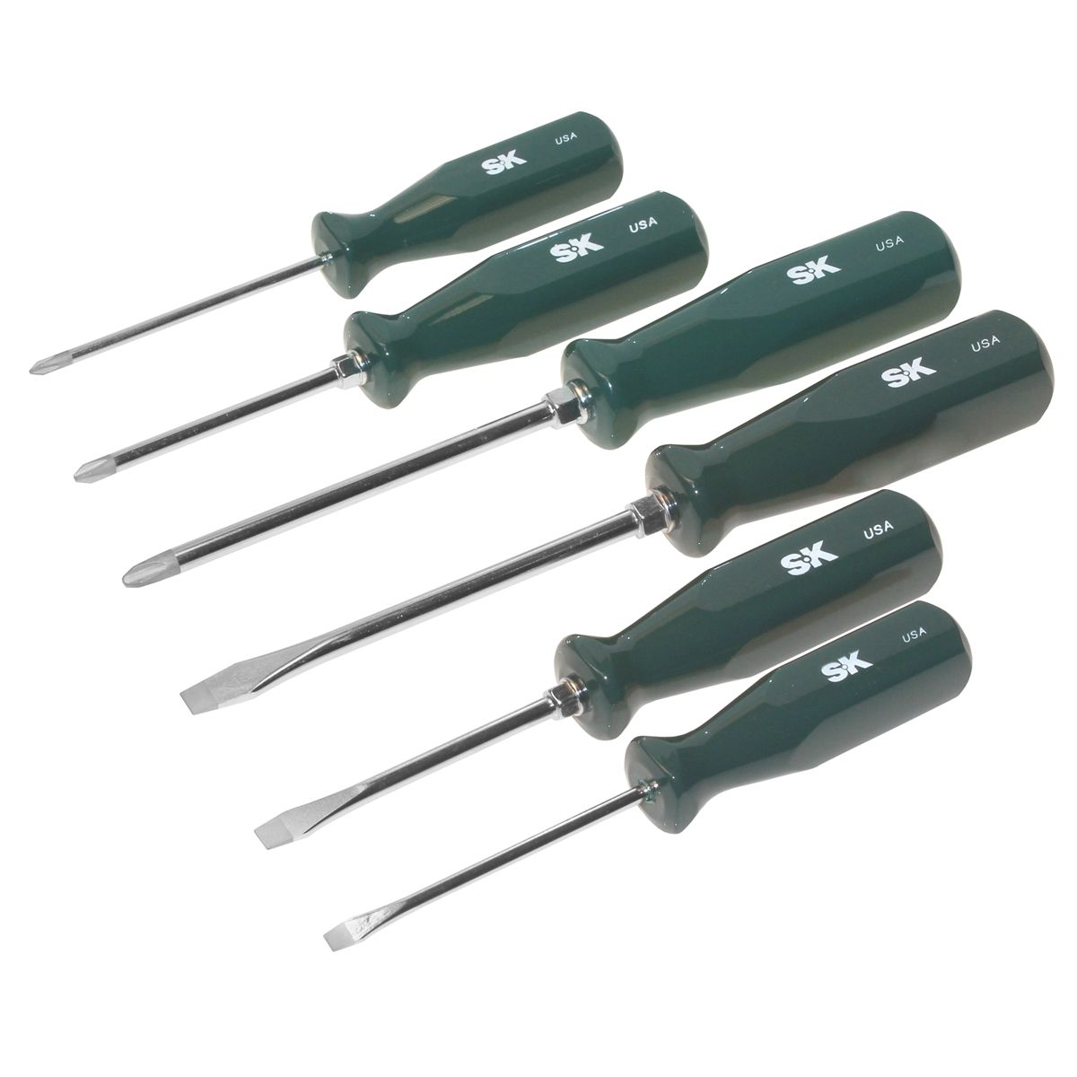 SK SureGrip 6-Piece Screwdriver Set - Durable & Comfortable