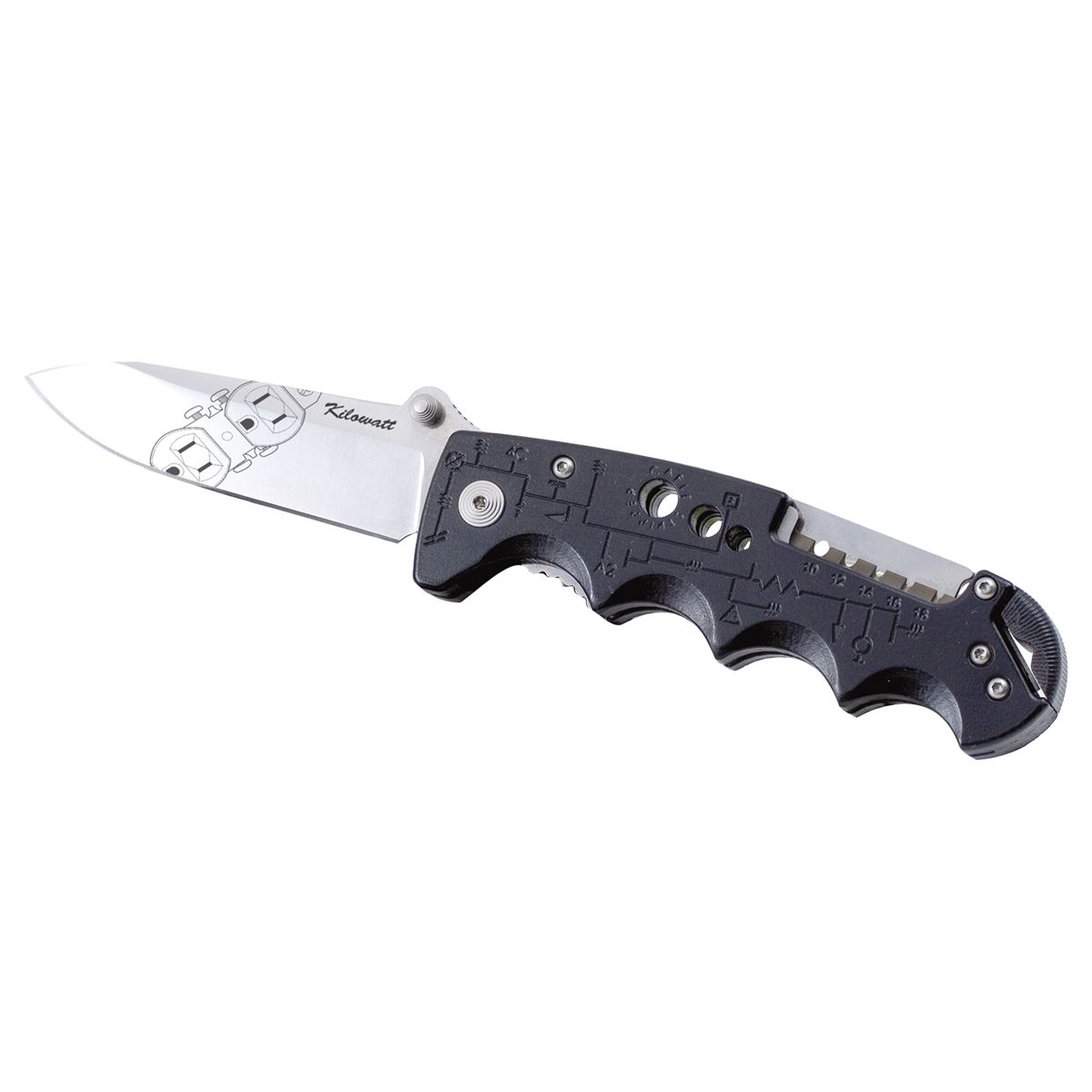 Kilowatt Foldng Knife with Wire Stripers