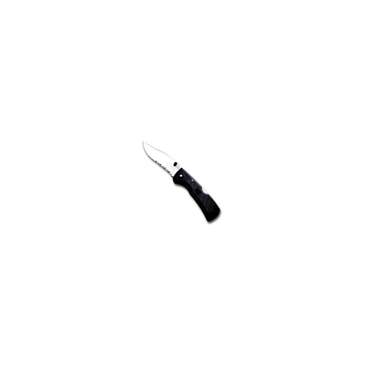 Serrated Magnadot Lightweight Lockback Knife