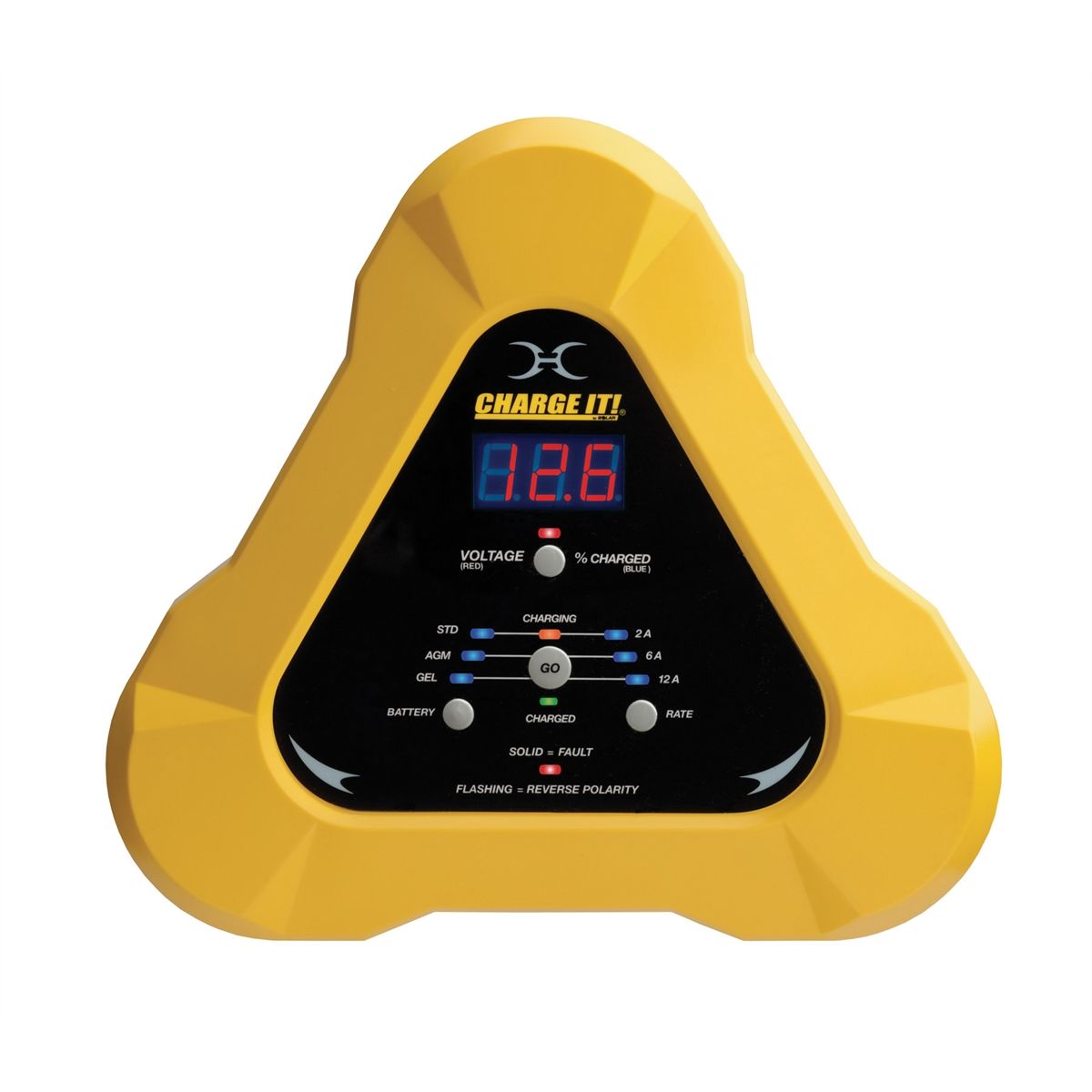 12 Volt 12/6/2A Charge It Battery Charger, CEC Com