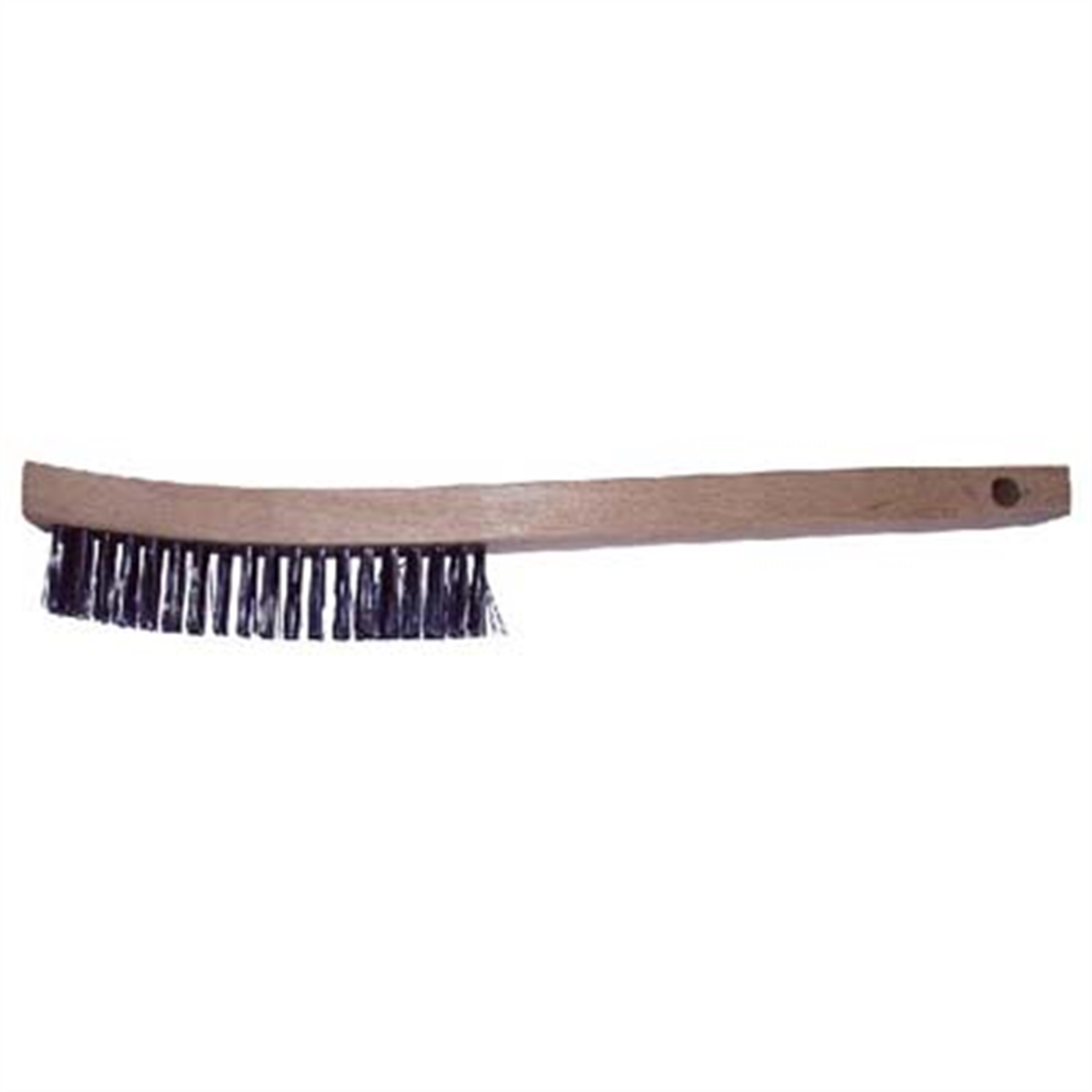 Carbon Scratch Brush - Long Handled 13 1/2" length 3 x 19 Rows