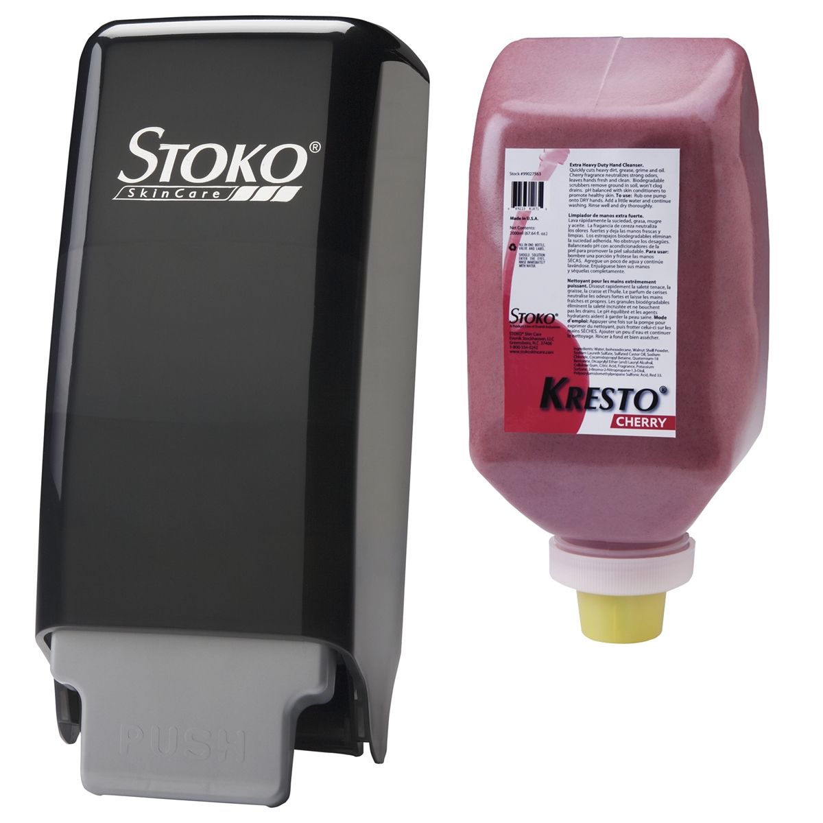 KRESTO Cherry Hand Cleaner, Trial-Pak (SVP Dispenser/ 2000ml Ref