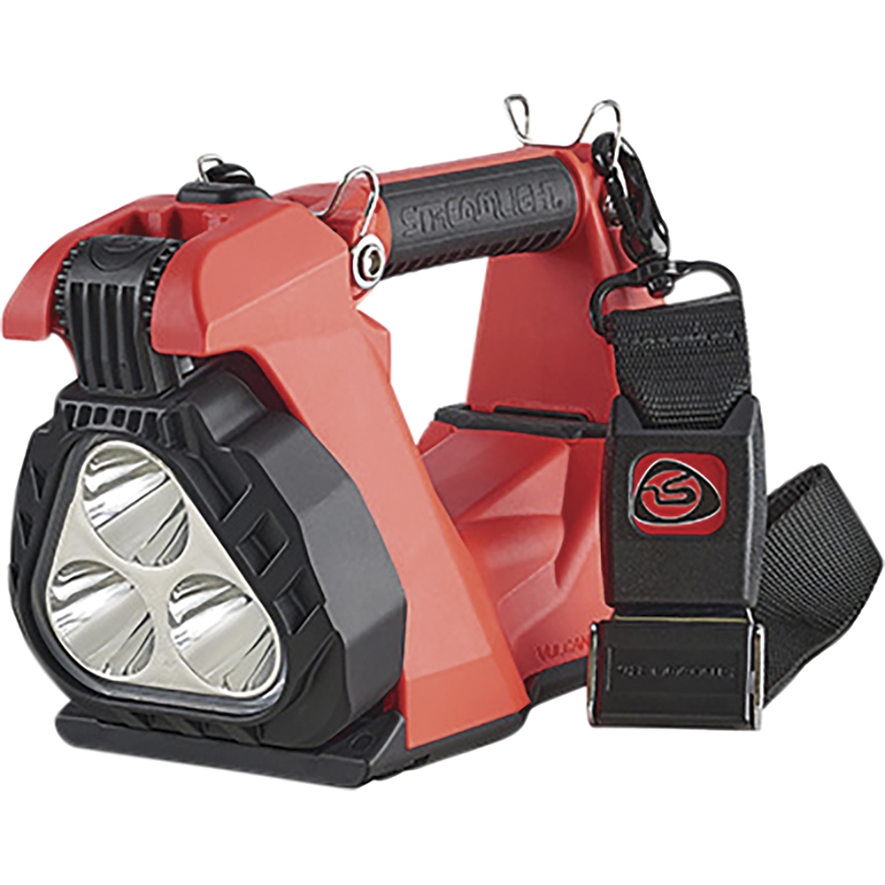 orange Vulcan Clutch Rechargeable Lantern - 120V/100V AC/12V DC,