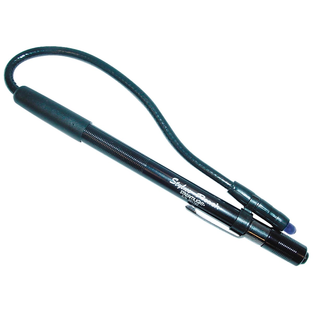 Stylus Reach Flexible Flashlight - Black w/ Blue LED