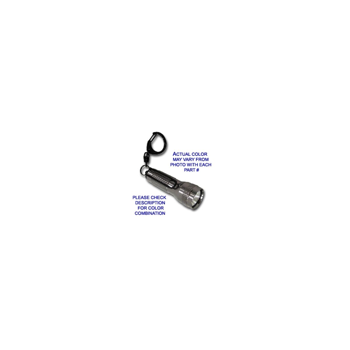 Key-Mate(R) LED Flashlight - Titanium w/ Blue LED