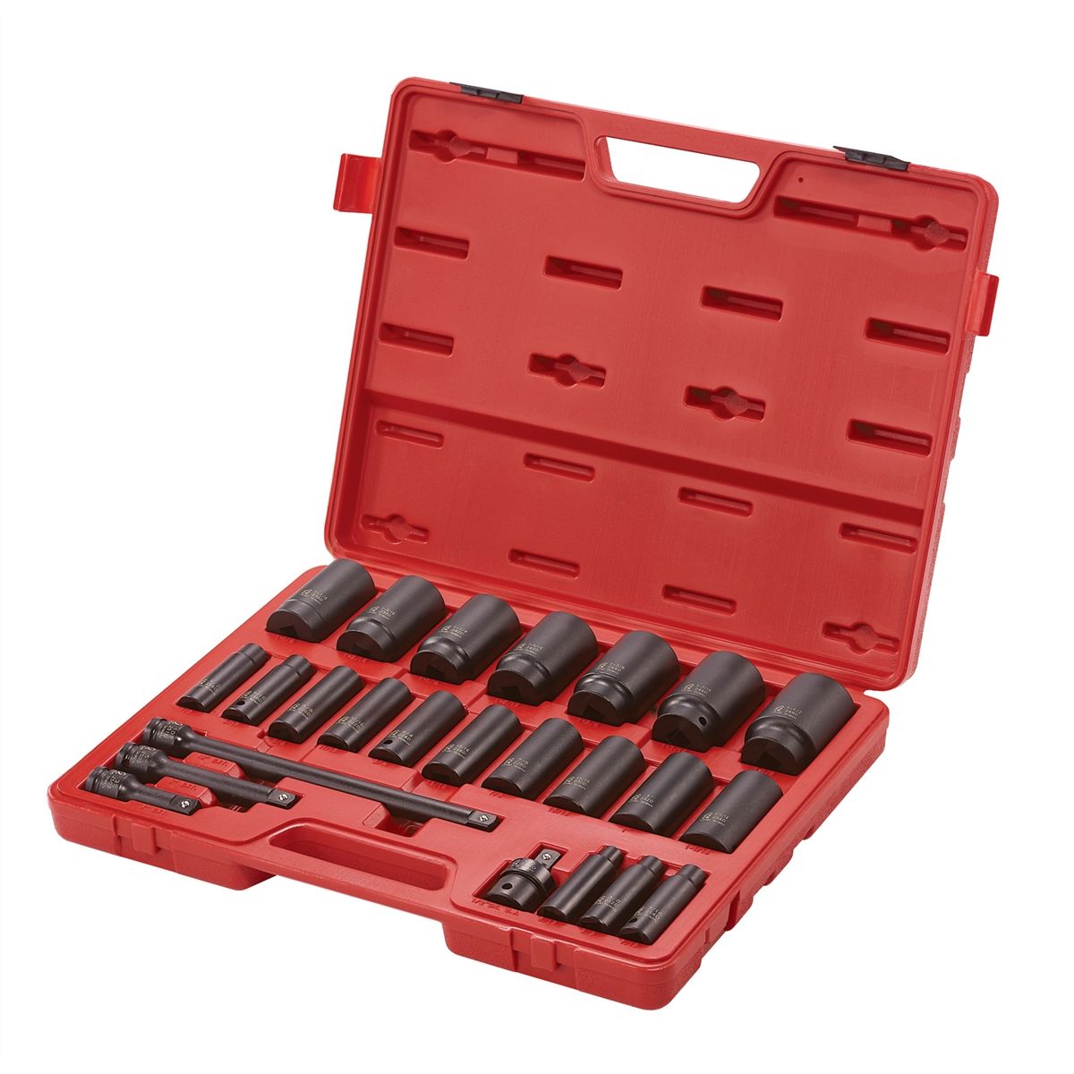 24pc. 1/2\" Dr. Deep Impact Socket Set -SAE