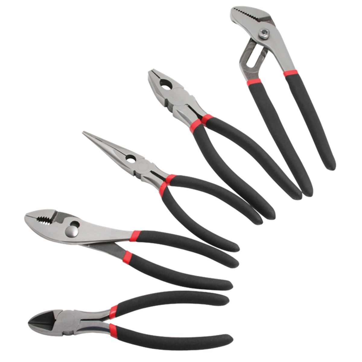 5 piece MultiPurpose Plier set (CBO) Sunex International 3041