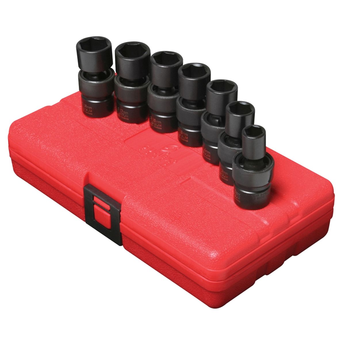 3/8 In Drive 6 Point Std Swivel Universal Flex Metric Impact Soc