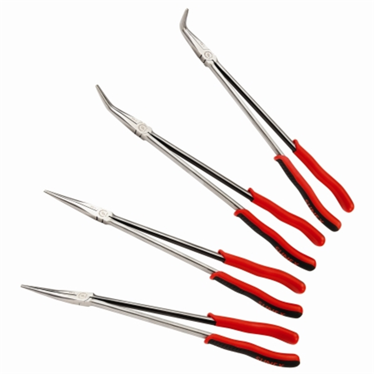 4PC 16\" EXTRA LONG REACH NEEDLE NOSE PLIERS SET