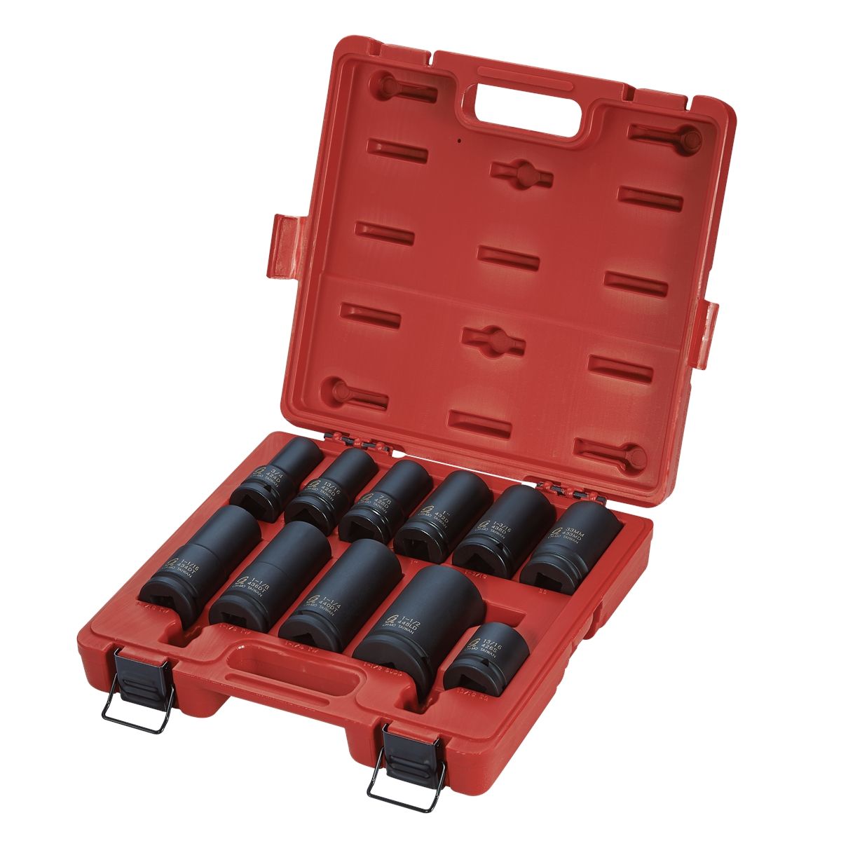 3/4 Inch Drive Wheel Service Impact Socket Set 11 Pc