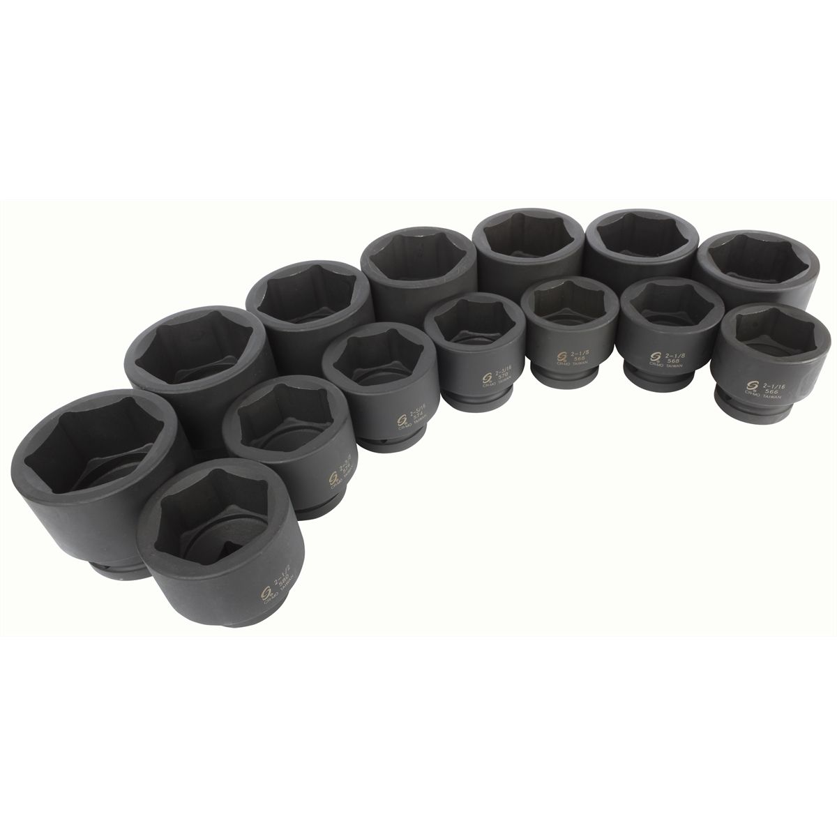 14PCS 1\" Dr.R. SAE Impact Socket Set