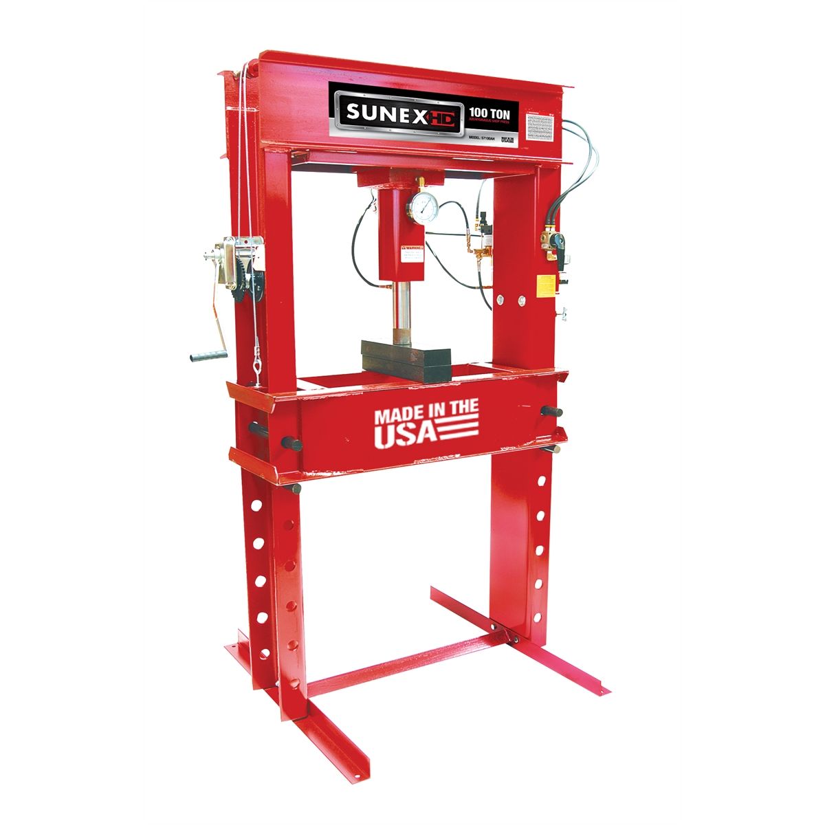 100T AIR/HYD SHOP PRESS