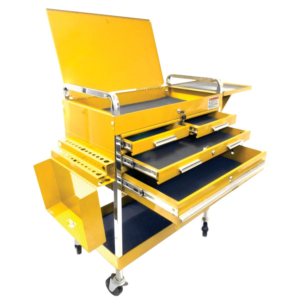 Deluxe Service Cart - Yellow