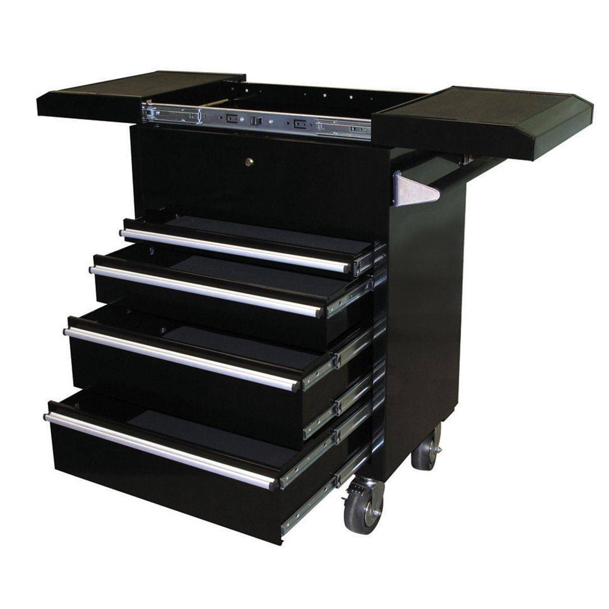 4 Drawer Sliding Top Hybrid Utility Cart