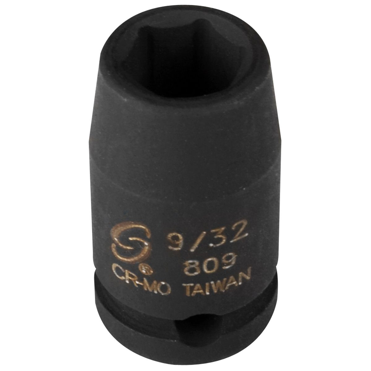 1/4 Inch Drive 6 Pt Fractional SAE Std Impact Socket 9/32 Inch