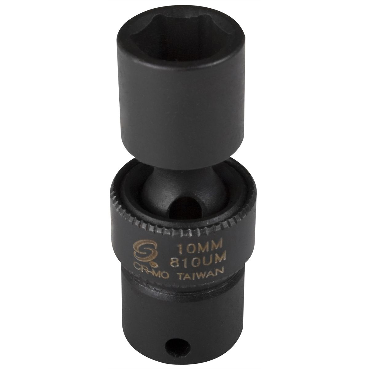 1/4 In Dr Impact Flex Socket, 6 Pt, Std, 10mm