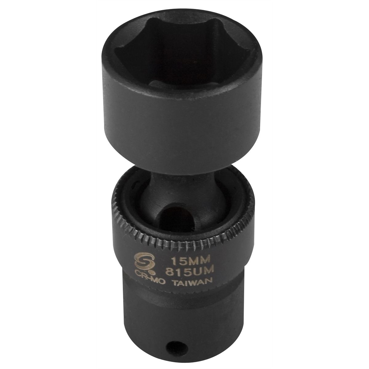 1/4 Inch Drive 6 Pt Metric Impact Univseral Flex Socket 15mm