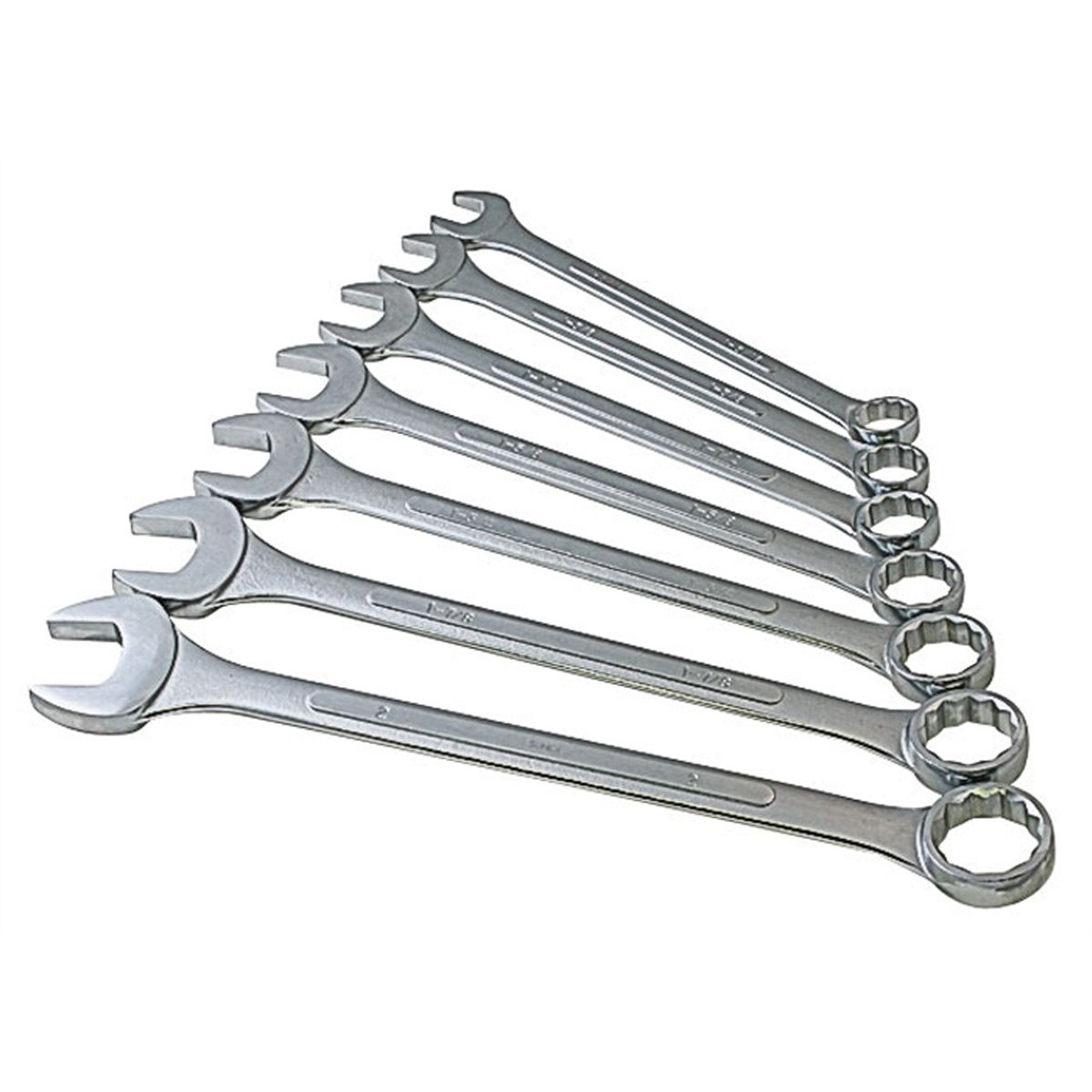 Jumbo SAE Combination Wrench Set - 7-Pc