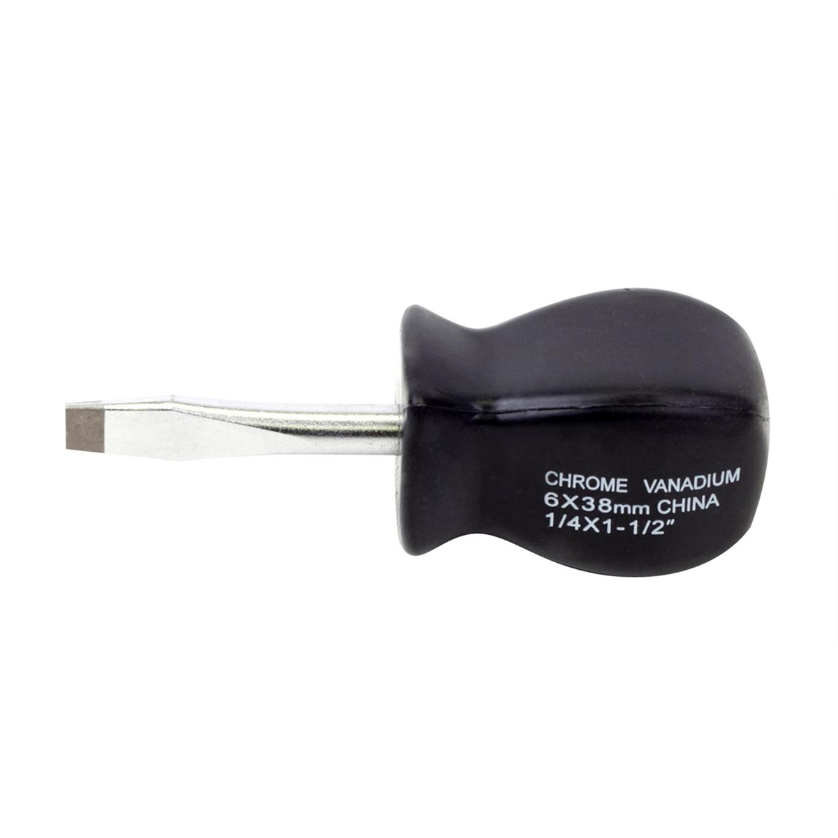 1/4\" x 1-1/2\" Black Screwdriver