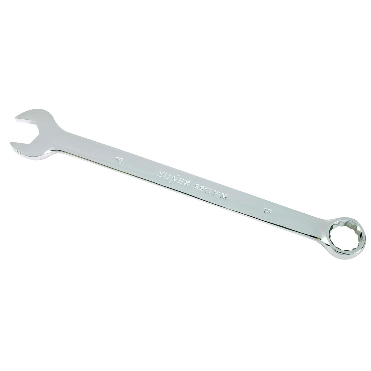 16mm Full Polish V-Groove Combination Wrench