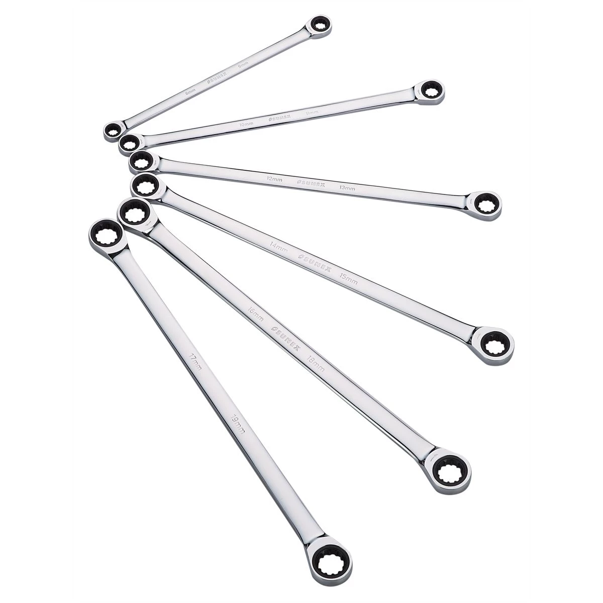 (image for) 6pc Extra Long Double box Ratcheting Wrench Set