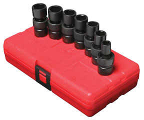 Sunex 3655 3/8" Drive Metric Impact Swivel Socket Set